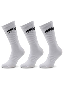 Zestaw 3 par wysokich skarpet unisex Unfair Athletics Curved UNFR22-165 Biały ze sklepu eobuwie.pl w kategorii Skarpetki męskie - zdjęcie 166877610