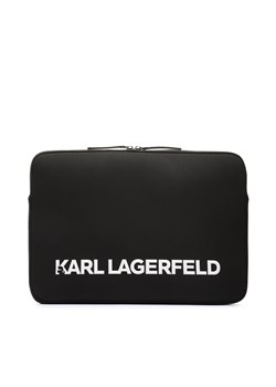 Etui na laptopa KARL LAGERFELD 231W3211 Black ze sklepu eobuwie.pl w kategorii Torby na laptopa - zdjęcie 166879443