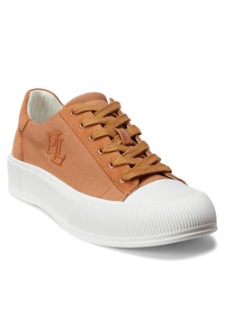 Sneakersy Lauren Ralph Lauren 802912343002 Camel ze sklepu eobuwie.pl w kategorii Buty sportowe damskie - zdjęcie 166881040