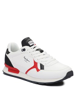 Sneakersy Pepe Jeans PMS30982 White 800 ze sklepu eobuwie.pl w kategorii Buty sportowe męskie - zdjęcie 166881633