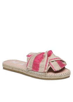 Espadryle Manebi Sandals With Knot G 4.5 JK Bold Pink Stripes On Natural ze sklepu eobuwie.pl w kategorii Espadryle damskie - zdjęcie 166881924