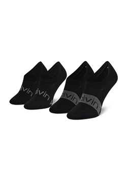 Zestaw 2 par stopek męskich Calvin Klein 701218713 Black 002 ze sklepu eobuwie.pl w kategorii Skarpetki damskie - zdjęcie 166887474