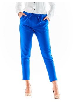 Awama Spodnie w kolorze niebieskim ze sklepu Limango Polska w kategorii Spodnie damskie - zdjęcie 166930430