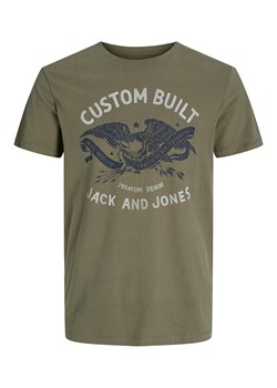 Jack &amp; Jones Koszulka &quot;Fonne&quot; w kolorze khaki ze sklepu Limango Polska w kategorii T-shirty męskie - zdjęcie 166930930