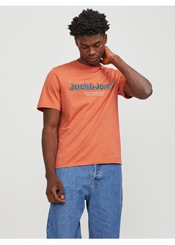 Jack &amp; Jones Koszulka &quot;Lake&quot; w kolorze pomarańczowym ze sklepu Limango Polska w kategorii T-shirty męskie - zdjęcie 166930962