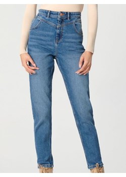 Sinsay - Jeansy mom high waist - niebieski ze sklepu Sinsay w kategorii Jeansy damskie - zdjęcie 166932271