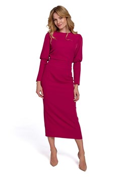 Makover Sukienka w kolorze śliwkowym ze sklepu Limango Polska w kategorii Sukienki - zdjęcie 166935212