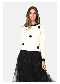 William de Faye Sweter w kolorze białym ze sklepu Limango Polska w kategorii Swetry damskie - zdjęcie 166935294