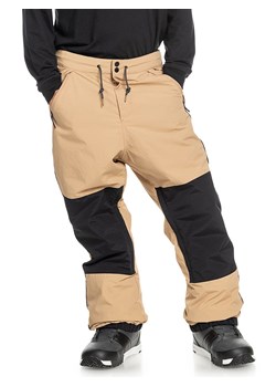 Quiksilver Spodnie narciarskie w kolorze beżowym ze sklepu Limango Polska w kategorii Spodnie męskie - zdjęcie 166935461