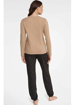 Bawełniana piżama damska Glam 40936-80X, Kolor beżowo-szary, Rozmiar S, Henderson ze sklepu Primodo w kategorii Piżamy damskie - zdjęcie 166938403
