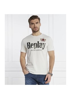 Replay T-shirt | Regular Fit ze sklepu Gomez Fashion Store w kategorii T-shirty męskie - zdjęcie 166939094