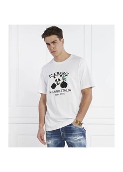 Iceberg T-shirt | Regular Fit ze sklepu Gomez Fashion Store w kategorii T-shirty męskie - zdjęcie 166939110