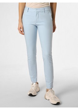 MOS MOSH Spodnie Kobiety Bawełna jasnoniebieski jednolity ze sklepu vangraaf w kategorii Spodnie damskie - zdjęcie 166939821