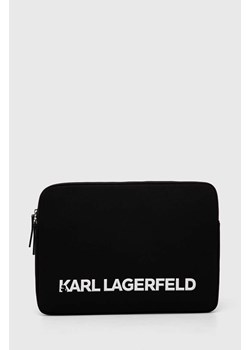 Karl Lagerfeld pokrowiec na laptopa kolor czarny ze sklepu ANSWEAR.com w kategorii Etui - zdjęcie 166940371