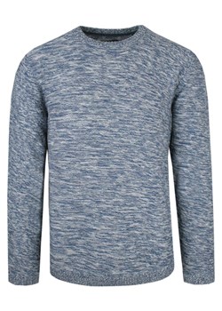 Oryginalny Sweter Męski Pioneer – Bawełna – Melanżowa Tkanina - Niebieski SWKOWPION4809moodindigo ze sklepu JegoSzafa.pl w kategorii Swetry męskie - zdjęcie 166948494