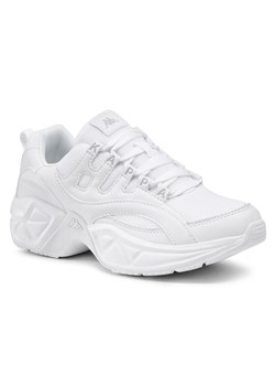 Sneakersy Kappa 242672OC White 1010 ze sklepu eobuwie.pl w kategorii Buty sportowe damskie - zdjęcie 166952623