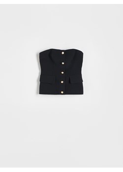 Reserved - Gorsetowy top - czarny ze sklepu Reserved w kategorii Bluzki damskie - zdjęcie 166957690
