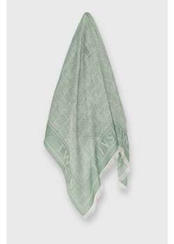 Twinset szal damski kolor zielony wzorzysty ze sklepu ANSWEAR.com w kategorii Szaliki i chusty damskie - zdjęcie 166957984