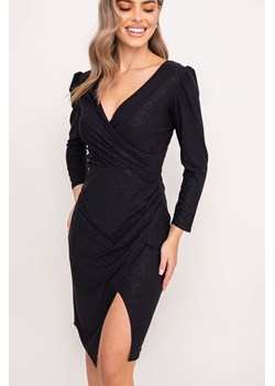 Czarna Sukienka brokatowa MAESSA ze sklepu TONO w kategorii Sukienki - zdjęcie 166959251