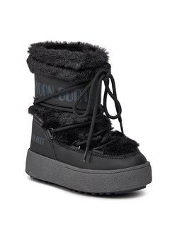 Śniegowce Moon Boot Jtrack Faux Fur Wp 34300900001 Black 001 ze sklepu eobuwie.pl w kategorii Buty zimowe dziecięce - zdjęcie 166969204