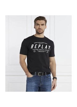 Replay T-shirt | Regular Fit ze sklepu Gomez Fashion Store w kategorii T-shirty męskie - zdjęcie 166973141