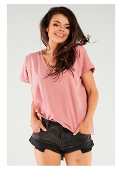 INFINITE YOU Koszulka w kolorze jasnoróżowym ze sklepu Limango Polska w kategorii Bluzki damskie - zdjęcie 166983512