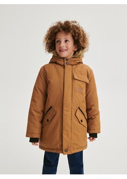 Reserved - Płaszcz z kapturem 2 w 1 - brązowy ze sklepu Reserved w kategorii Kurtki chłopięce - zdjęcie 166984892