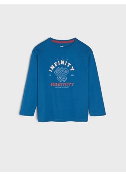 Sinsay - Koszulka z nadrukiem - niebieski ze sklepu Sinsay w kategorii T-shirty chłopięce - zdjęcie 166987901