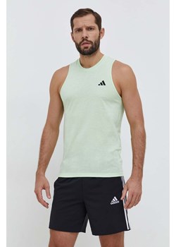 adidas Performance t-shirt treningowy kolor zielony IT5424 ze sklepu ANSWEAR.com w kategorii T-shirty męskie - zdjęcie 166991113
