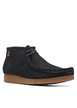 Trzewiki Clarks Shacre Boot 26159437 Czarny ze sklepu eobuwie.pl w kategorii Buty zimowe męskie - zdjęcie 166992740