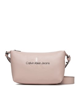 Torebka Calvin Klein Jeans Sculpted Shoulderbag22 Mono K60K611549 Różowy ze sklepu eobuwie.pl w kategorii Listonoszki - zdjęcie 166996071