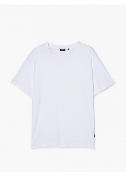 Cropp - Biała koszulka basic UNISEX - biały ze sklepu Cropp w kategorii T-shirty męskie - zdjęcie 167001041