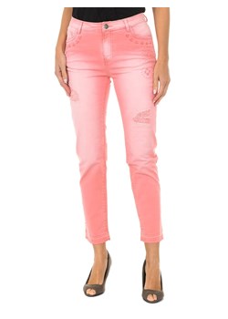Desigual Dżinsy w kolorze jasnoróżowym ze sklepu Limango Polska w kategorii Jeansy damskie - zdjęcie 167336651
