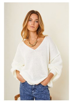 Plume Sweter &quot;Dagan&quot; w kolorze białym ze sklepu Limango Polska w kategorii Swetry damskie - zdjęcie 167337041