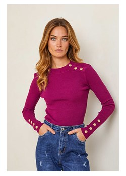 Joséfine Sweter &quot;Acacia&quot; w kolorze fioletowym ze sklepu Limango Polska w kategorii Swetry damskie - zdjęcie 167341011