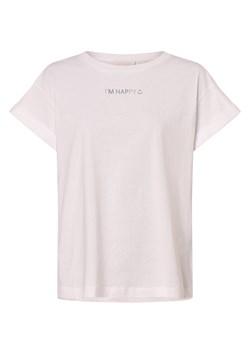 Rich & Royal T-shirt damski Kobiety Bawełna biały jednolity ze sklepu vangraaf w kategorii Bluzki damskie - zdjęcie 167342930