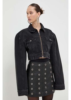 Rotate kurtka damski kolor czarny przejściowa ze sklepu ANSWEAR.com w kategorii Kurtki damskie - zdjęcie 167347874