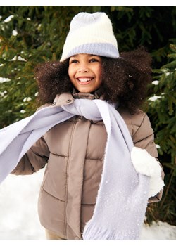 Reserved - Prążkowana czapka - złamana biel ze sklepu Reserved w kategorii Czapki dziecięce - zdjęcie 167348221