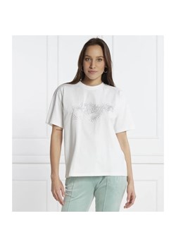 Juicy Couture T-shirt BOYFRIEND SCATTER DIAMANTE | Classic fit ze sklepu Gomez Fashion Store w kategorii Bluzki damskie - zdjęcie 167351494