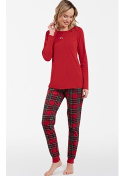 Świąteczna piżama damska czerwona Tess, Kolor czerwony-kratka, Rozmiar M, Italian Fashion ze sklepu Primodo w kategorii Piżamy damskie - zdjęcie 167354110