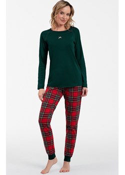 Świąteczna piżama damska zielona Tess, Kolor zielony-kratka, Rozmiar S, Italian Fashion ze sklepu Primodo w kategorii Piżamy damskie - zdjęcie 167354114