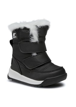 Śniegowce Sorel Toddler Whitney™ II Strap NV3875 Black 010 ze sklepu eobuwie.pl w kategorii Buty zimowe dziecięce - zdjęcie 167361112