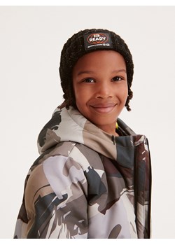 Reserved - Czapka z naszywką - czarny ze sklepu Reserved w kategorii Czapki zimowe męskie - zdjęcie 167363963