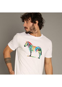 WOOOP Koszulka &quot;Fresh Paint&quot; w kolorze białym ze sklepu Limango Polska w kategorii T-shirty męskie - zdjęcie 167364852