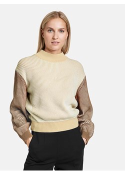 TAIFUN Sweter w kolorze beżowo-jasnobrązowym ze sklepu Limango Polska w kategorii Swetry damskie - zdjęcie 167365314