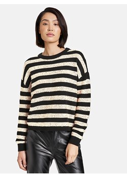 TAIFUN Sweter w kolorze czarno-kremowym ze sklepu Limango Polska w kategorii Swetry damskie - zdjęcie 167365320