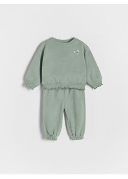 Reserved - Komplet dresowy - oliwkowy ze sklepu Reserved w kategorii Dresy dla niemowlaka - zdjęcie 167366392