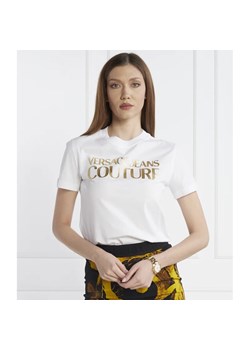 Versace Jeans Couture T-shirt | Regular Fit ze sklepu Gomez Fashion Store w kategorii Bluzki damskie - zdjęcie 167369152