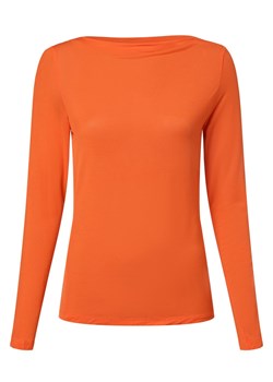 s.Oliver Damska koszulka z długim rękawem Kobiety Dżersej pomarańczowy jednolity ze sklepu vangraaf w kategorii Bluzki damskie - zdjęcie 167372841