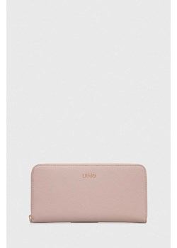 Liu Jo portfel damski kolor różowy ze sklepu ANSWEAR.com w kategorii Portfele damskie - zdjęcie 167375864